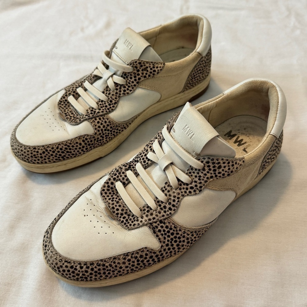 Madewell 11 Court Sneaker in Spotted Calf Hair